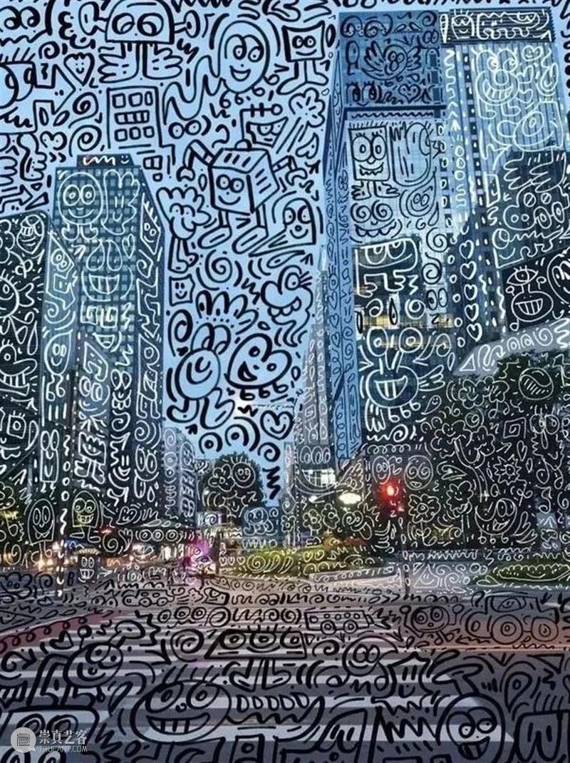 当涂鸦成为一种潜意识:谁是Mr.Doodle丨AMNUA艺术家 AMNUA视野 艺术家 潜意识 涂鸦 Mr.Doodle丨AMNUA 新闻 日本 东京 AUCTION 拍卖会 作品 崇真艺客